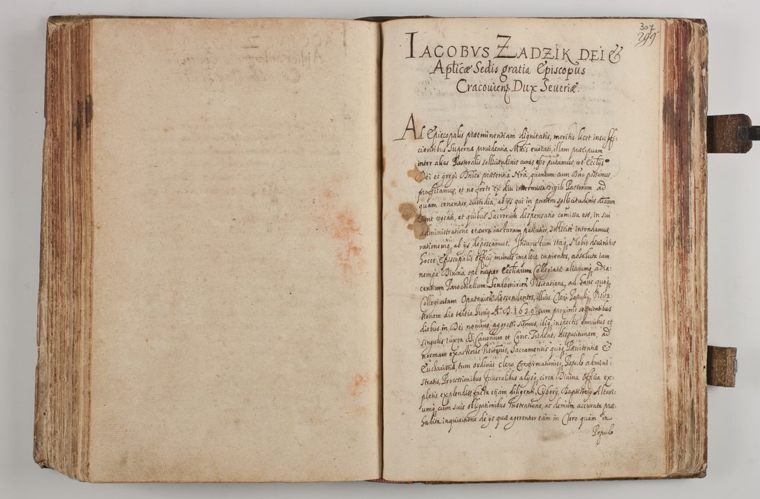 Zdjęcie nr 325 dla obiektu archiwalnego: Acta visitationum Illustrissimi et Reverendissimi Domini D. Jacobi Zadzik Episcopi Cracoviensi, Ducis Severae