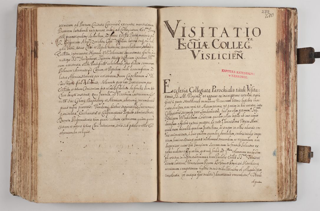 Zdjęcie nr 294 dla obiektu archiwalnego: Acta visitationum Illustrissimi et Reverendissimi Domini D. Jacobi Zadzik Episcopi Cracoviensi, Ducis Severae