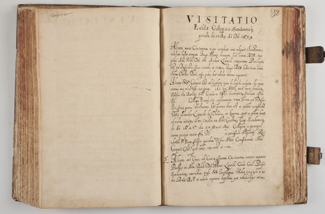Zdjęcie nr 245 dla obiektu archiwalnego: Acta visitationum Illustrissimi et Reverendissimi Domini D. Jacobi Zadzik Episcopi Cracoviensi, Ducis Severae