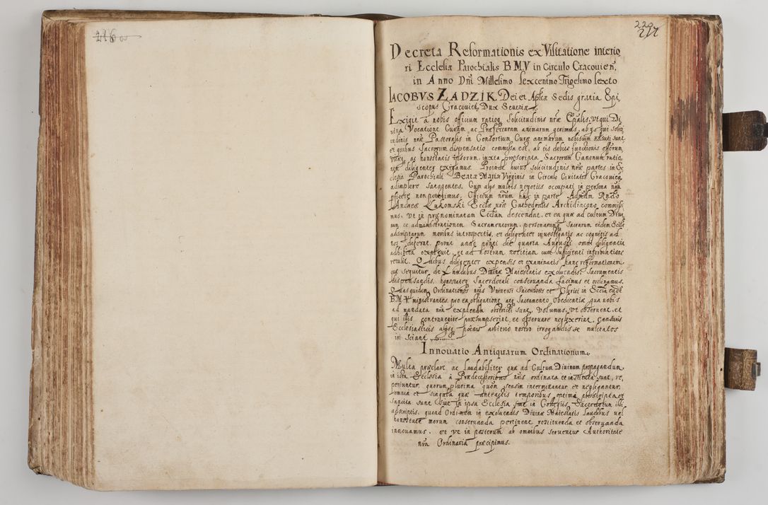 Zdjęcie nr 235 dla obiektu archiwalnego: Acta visitationum Illustrissimi et Reverendissimi Domini D. Jacobi Zadzik Episcopi Cracoviensi, Ducis Severae