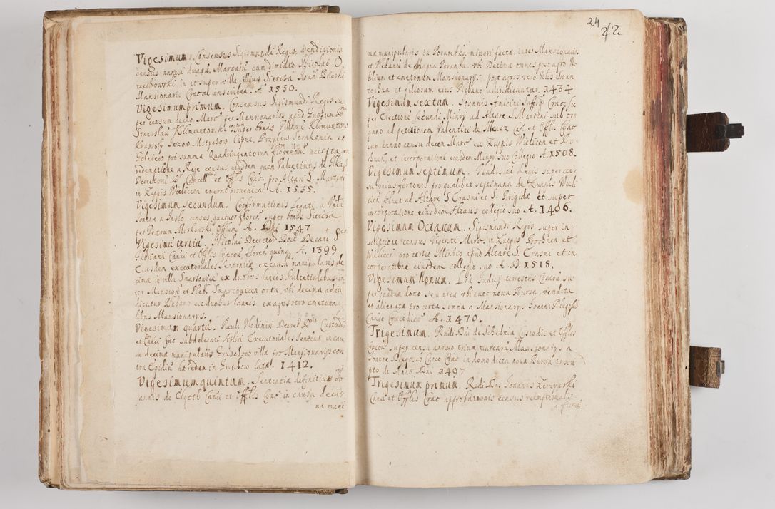 Zdjęcie nr 32 dla obiektu archiwalnego: Acta visitationum Illustrissimi et Reverendissimi Domini D. Jacobi Zadzik Episcopi Cracoviensi, Ducis Severae