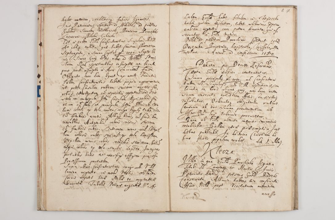 Zdjęcie nr 12 dla obiektu archiwalnego: Visitatio externa decanatus Zatoriensis a. D. 1670 in mense Aprili.