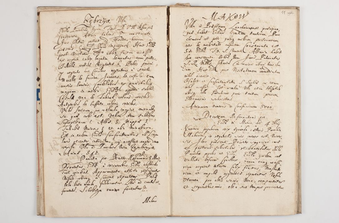 Zdjęcie nr 15 dla obiektu archiwalnego: Visitatio externa decanatus Zatoriensis a. D. 1670 in mense Aprili.