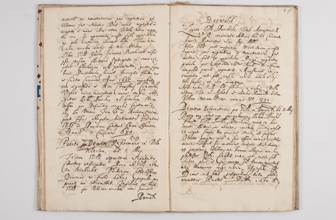 Zdjęcie nr 13 dla obiektu archiwalnego: Visitatio externa decanatus Zatoriensis a. D. 1670 in mense Aprili.