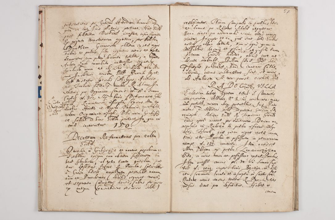 Zdjęcie nr 9 dla obiektu archiwalnego: Visitatio externa decanatus Zatoriensis a. D. 1670 in mense Aprili.