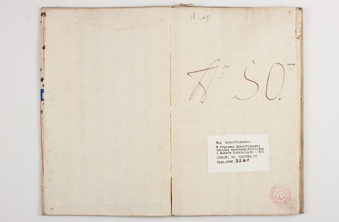 Zdjęcie nr 5 dla obiektu archiwalnego: Visitatio externa decanatus Zatoriensis a. D. 1670 in mense Aprili.