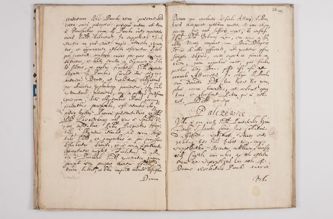 Zdjęcie nr 30 dla obiektu archiwalnego: Visitatio externa decanatus Zatoriensis a. D. 1670 in mense Aprili.