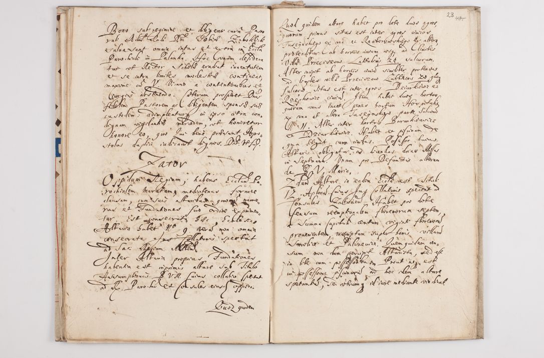 Zdjęcie nr 27 dla obiektu archiwalnego: Visitatio externa decanatus Zatoriensis a. D. 1670 in mense Aprili.