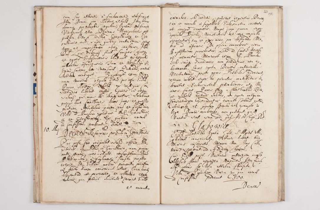 Zdjęcie nr 24 dla obiektu archiwalnego: Visitatio externa decanatus Zatoriensis a. D. 1670 in mense Aprili.