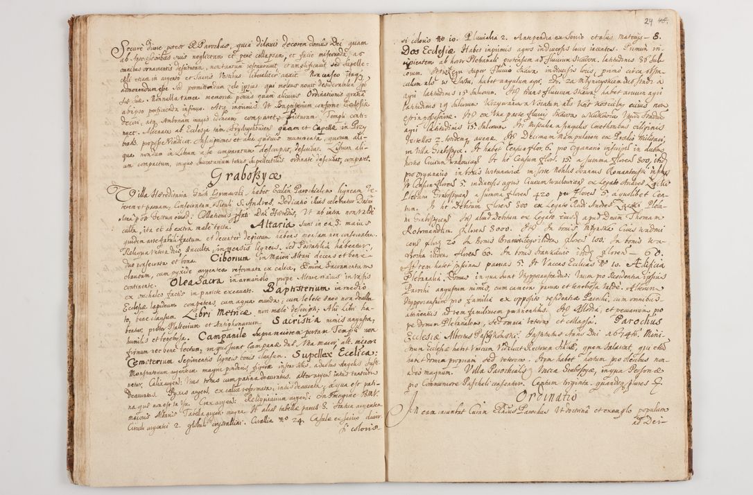 Zdjęcie nr 28 dla obiektu archiwalnego: Actus visitationis externae ecclesiarum decanatus Zatoriensis expeditae mense Augusto a. D. 1679 per. R. D. Andream Pęgowski, archidiaconum Cracoviensem.