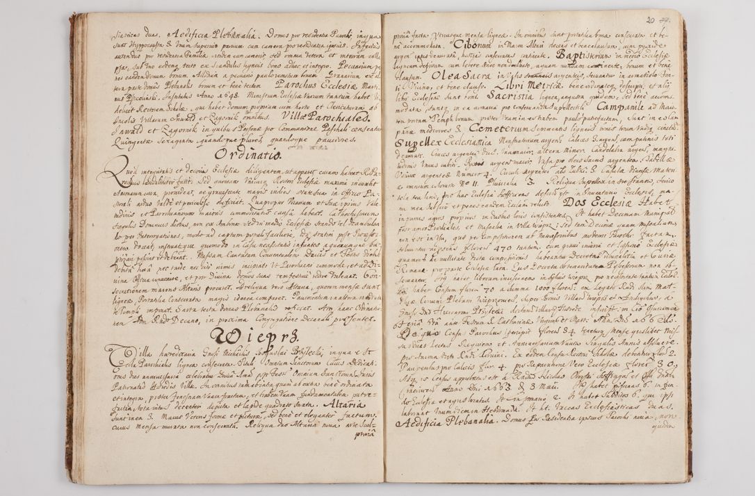Zdjęcie nr 24 dla obiektu archiwalnego: Actus visitationis externae ecclesiarum decanatus Zatoriensis expeditae mense Augusto a. D. 1679 per. R. D. Andream Pęgowski, archidiaconum Cracoviensem.