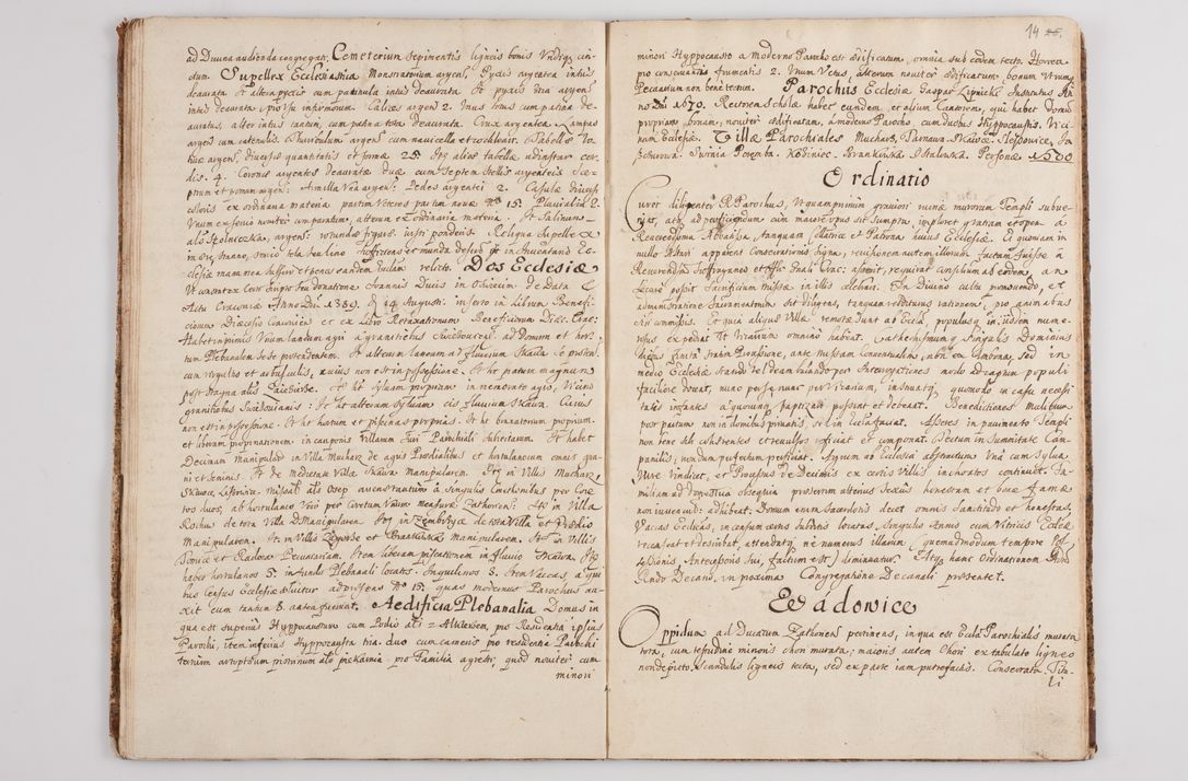 Zdjęcie nr 18 dla obiektu archiwalnego: Actus visitationis externae ecclesiarum decanatus Zatoriensis expeditae mense Augusto a. D. 1679 per. R. D. Andream Pęgowski, archidiaconum Cracoviensem.