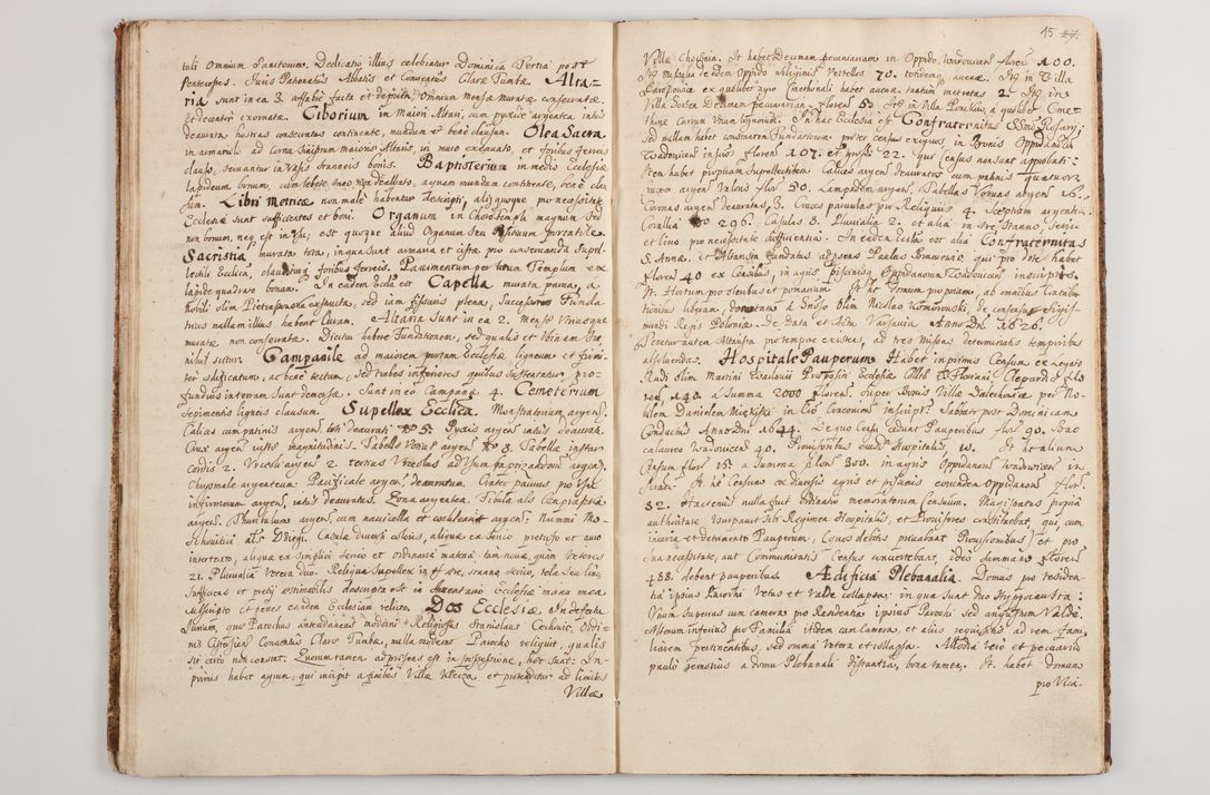 Zdjęcie nr 19 dla obiektu archiwalnego: Actus visitationis externae ecclesiarum decanatus Zatoriensis expeditae mense Augusto a. D. 1679 per. R. D. Andream Pęgowski, archidiaconum Cracoviensem.