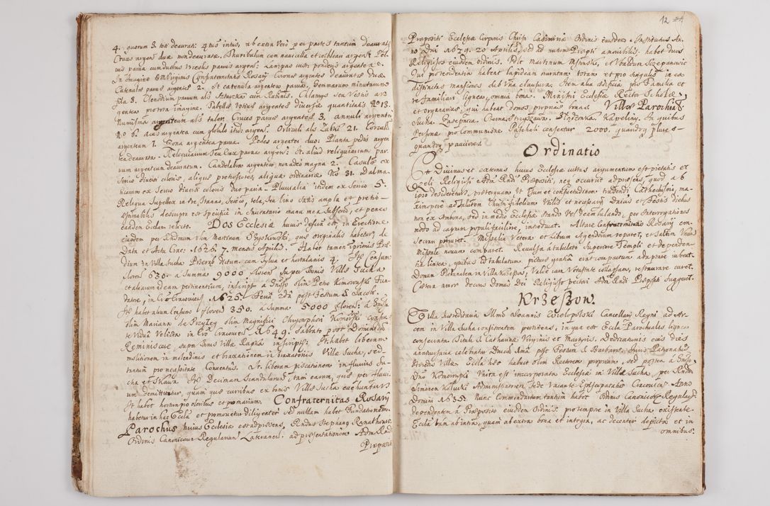 Zdjęcie nr 16 dla obiektu archiwalnego: Actus visitationis externae ecclesiarum decanatus Zatoriensis expeditae mense Augusto a. D. 1679 per. R. D. Andream Pęgowski, archidiaconum Cracoviensem.