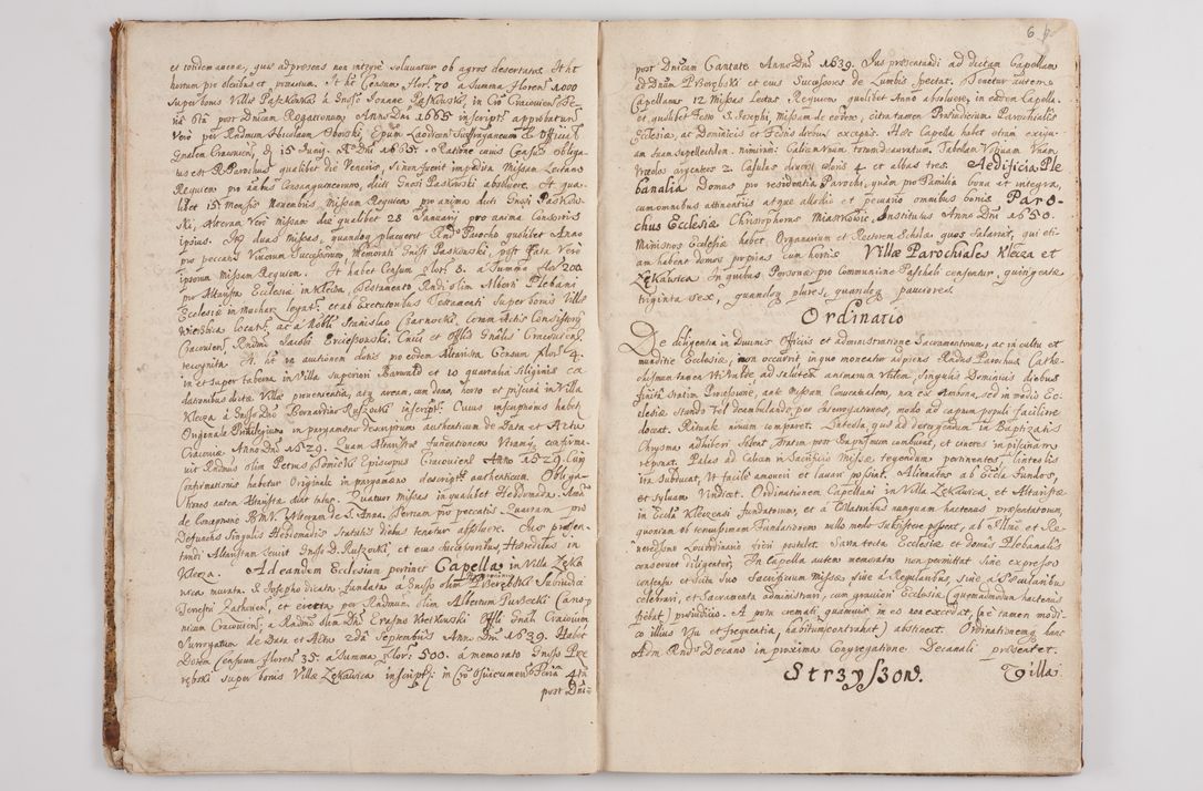 Zdjęcie nr 10 dla obiektu archiwalnego: Actus visitationis externae ecclesiarum decanatus Zatoriensis expeditae mense Augusto a. D. 1679 per. R. D. Andream Pęgowski, archidiaconum Cracoviensem.