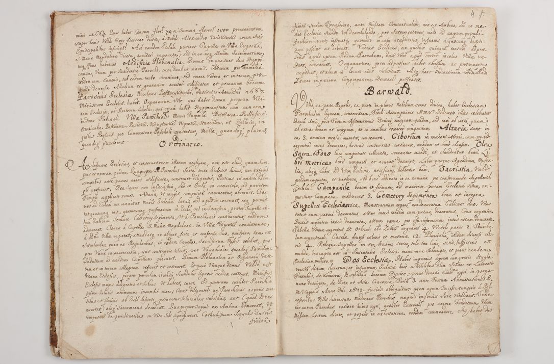 Zdjęcie nr 8 dla obiektu archiwalnego: Actus visitationis externae ecclesiarum decanatus Zatoriensis expeditae mense Augusto a. D. 1679 per. R. D. Andream Pęgowski, archidiaconum Cracoviensem.