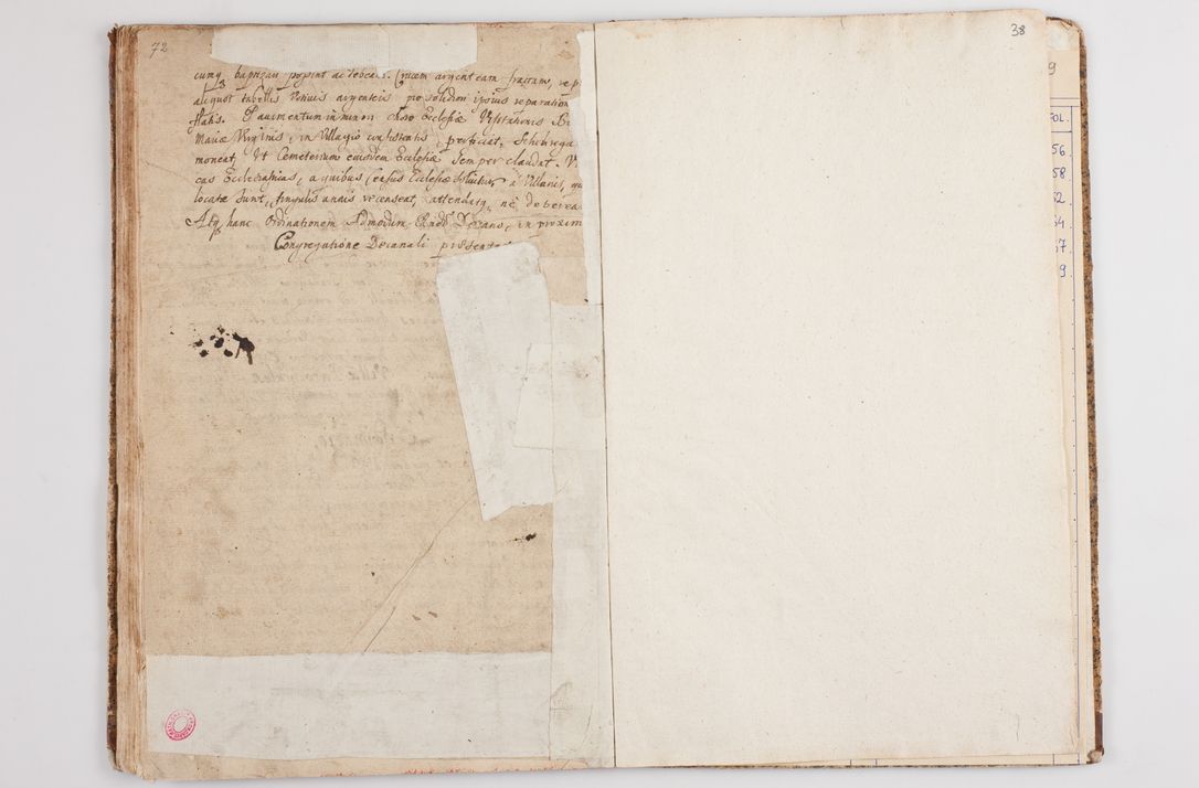 Zdjęcie nr 42 dla obiektu archiwalnego: Actus visitationis externae ecclesiarum decanatus Zatoriensis expeditae mense Augusto a. D. 1679 per. R. D. Andream Pęgowski, archidiaconum Cracoviensem.