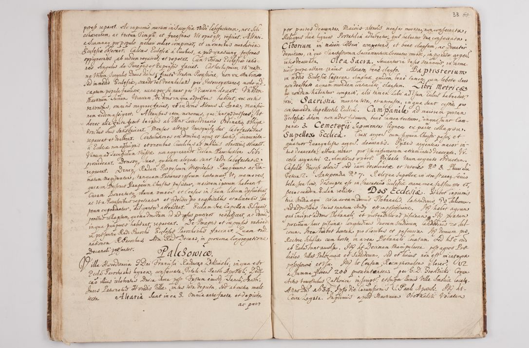 Zdjęcie nr 37 dla obiektu archiwalnego: Actus visitationis externae ecclesiarum decanatus Zatoriensis expeditae mense Augusto a. D. 1679 per. R. D. Andream Pęgowski, archidiaconum Cracoviensem.