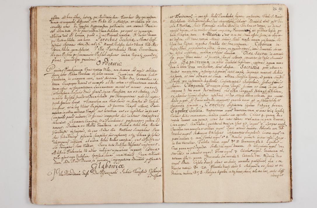 Zdjęcie nr 30 dla obiektu archiwalnego: Actus visitationis externae ecclesiarum decanatus Zatoriensis expeditae mense Augusto a. D. 1679 per. R. D. Andream Pęgowski, archidiaconum Cracoviensem.