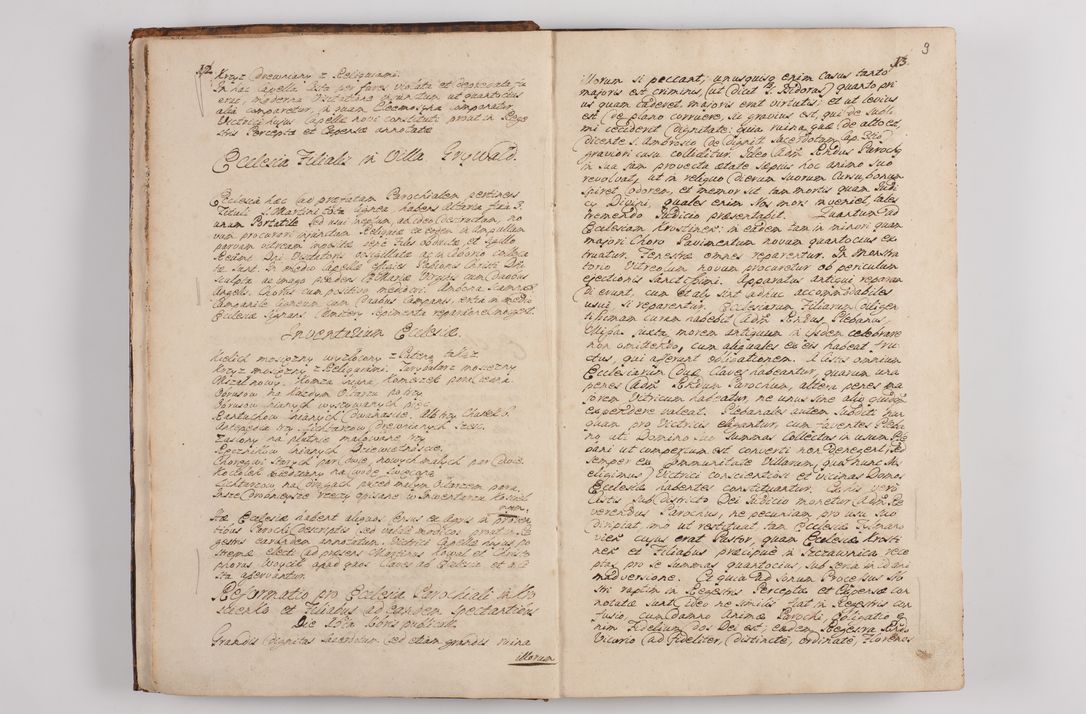 Zdjęcie nr 13 dla obiektu archiwalnego: Visitatio interna et externa officialatus Sandecensis per me Josephum de Zakliczyn Jordan, canonicum cathedralem Cracoviensem, archidiaconum Sandecensem anno 1723 die 12 mensis Decembris incepta, ac tandem anno 1728 die vero 12 mensis Aprilis terminata. Continet decanatus Neoforiensem, Sandecensem, Scepusiensem, Sandecensem (continuatio) Boboviensem. Per Nicolaum Gawrański, notarium apostolicum connotata.