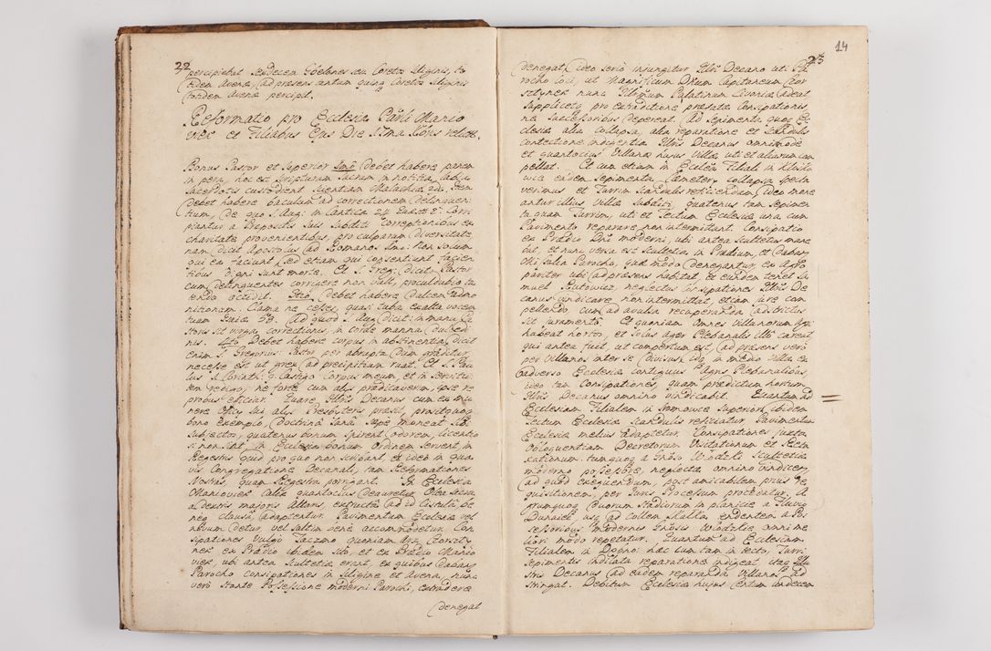 Zdjęcie nr 18 dla obiektu archiwalnego: Visitatio interna et externa officialatus Sandecensis per me Josephum de Zakliczyn Jordan, canonicum cathedralem Cracoviensem, archidiaconum Sandecensem anno 1723 die 12 mensis Decembris incepta, ac tandem anno 1728 die vero 12 mensis Aprilis terminata. Continet decanatus Neoforiensem, Sandecensem, Scepusiensem, Sandecensem (continuatio) Boboviensem. Per Nicolaum Gawrański, notarium apostolicum connotata.