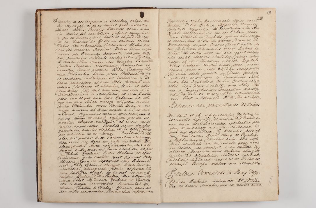 Zdjęcie nr 23 dla obiektu archiwalnego: Visitatio interna et externa officialatus Sandecensis per me Josephum de Zakliczyn Jordan, canonicum cathedralem Cracoviensem, archidiaconum Sandecensem anno 1723 die 12 mensis Decembris incepta, ac tandem anno 1728 die vero 12 mensis Aprilis terminata. Continet decanatus Neoforiensem, Sandecensem, Scepusiensem, Sandecensem (continuatio) Boboviensem. Per Nicolaum Gawrański, notarium apostolicum connotata.