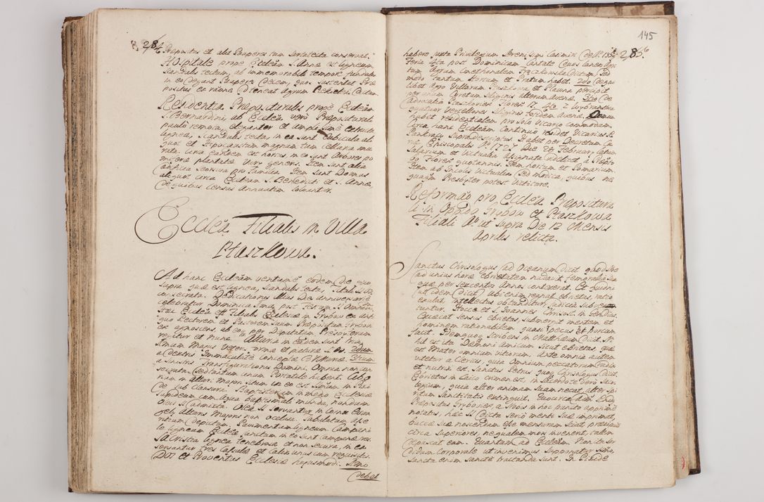 Zdjęcie nr 150 dla obiektu archiwalnego: Visitatio interna et externa officialatus Sandecensis per me Josephum de Zakliczyn Jordan, canonicum cathedralem Cracoviensem, archidiaconum Sandecensem anno 1723 die 12 mensis Decembris incepta, ac tandem anno 1728 die vero 12 mensis Aprilis terminata. Continet decanatus Neoforiensem, Sandecensem, Scepusiensem, Sandecensem (continuatio) Boboviensem. Per Nicolaum Gawrański, notarium apostolicum connotata.