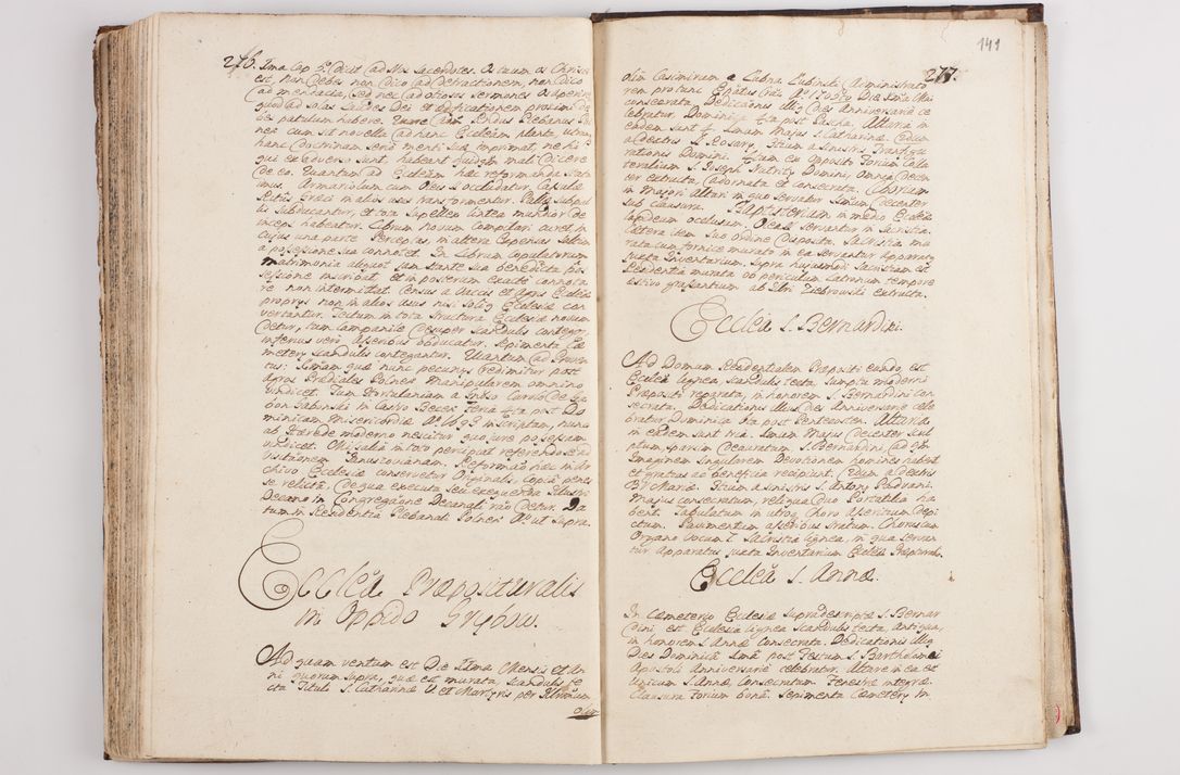 Zdjęcie nr 146 dla obiektu archiwalnego: Visitatio interna et externa officialatus Sandecensis per me Josephum de Zakliczyn Jordan, canonicum cathedralem Cracoviensem, archidiaconum Sandecensem anno 1723 die 12 mensis Decembris incepta, ac tandem anno 1728 die vero 12 mensis Aprilis terminata. Continet decanatus Neoforiensem, Sandecensem, Scepusiensem, Sandecensem (continuatio) Boboviensem. Per Nicolaum Gawrański, notarium apostolicum connotata.