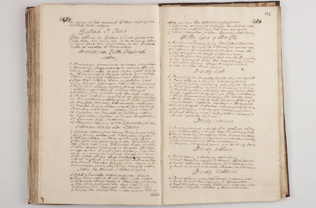 Zdjęcie nr 147 dla obiektu archiwalnego: Visitatio interna et externa officialatus Sandecensis per me Josephum de Zakliczyn Jordan, canonicum cathedralem Cracoviensem, archidiaconum Sandecensem anno 1723 die 12 mensis Decembris incepta, ac tandem anno 1728 die vero 12 mensis Aprilis terminata. Continet decanatus Neoforiensem, Sandecensem, Scepusiensem, Sandecensem (continuatio) Boboviensem. Per Nicolaum Gawrański, notarium apostolicum connotata.