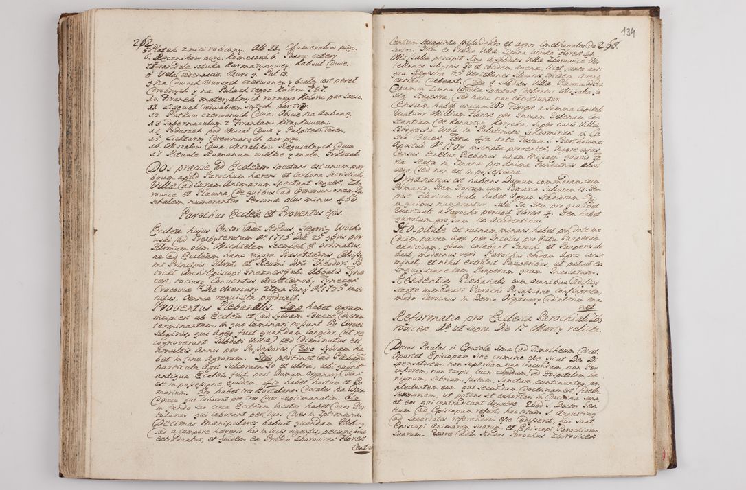 Zdjęcie nr 139 dla obiektu archiwalnego: Visitatio interna et externa officialatus Sandecensis per me Josephum de Zakliczyn Jordan, canonicum cathedralem Cracoviensem, archidiaconum Sandecensem anno 1723 die 12 mensis Decembris incepta, ac tandem anno 1728 die vero 12 mensis Aprilis terminata. Continet decanatus Neoforiensem, Sandecensem, Scepusiensem, Sandecensem (continuatio) Boboviensem. Per Nicolaum Gawrański, notarium apostolicum connotata.