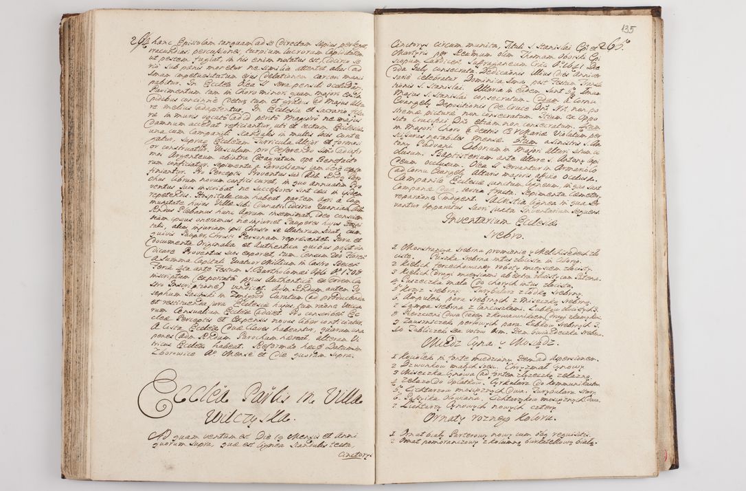 Zdjęcie nr 140 dla obiektu archiwalnego: Visitatio interna et externa officialatus Sandecensis per me Josephum de Zakliczyn Jordan, canonicum cathedralem Cracoviensem, archidiaconum Sandecensem anno 1723 die 12 mensis Decembris incepta, ac tandem anno 1728 die vero 12 mensis Aprilis terminata. Continet decanatus Neoforiensem, Sandecensem, Scepusiensem, Sandecensem (continuatio) Boboviensem. Per Nicolaum Gawrański, notarium apostolicum connotata.