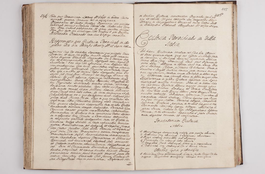 Zdjęcie nr 120 dla obiektu archiwalnego: Visitatio interna et externa officialatus Sandecensis per me Josephum de Zakliczyn Jordan, canonicum cathedralem Cracoviensem, archidiaconum Sandecensem anno 1723 die 12 mensis Decembris incepta, ac tandem anno 1728 die vero 12 mensis Aprilis terminata. Continet decanatus Neoforiensem, Sandecensem, Scepusiensem, Sandecensem (continuatio) Boboviensem. Per Nicolaum Gawrański, notarium apostolicum connotata.