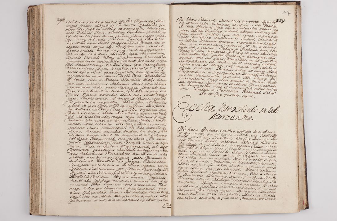 Zdjęcie nr 122 dla obiektu archiwalnego: Visitatio interna et externa officialatus Sandecensis per me Josephum de Zakliczyn Jordan, canonicum cathedralem Cracoviensem, archidiaconum Sandecensem anno 1723 die 12 mensis Decembris incepta, ac tandem anno 1728 die vero 12 mensis Aprilis terminata. Continet decanatus Neoforiensem, Sandecensem, Scepusiensem, Sandecensem (continuatio) Boboviensem. Per Nicolaum Gawrański, notarium apostolicum connotata.
