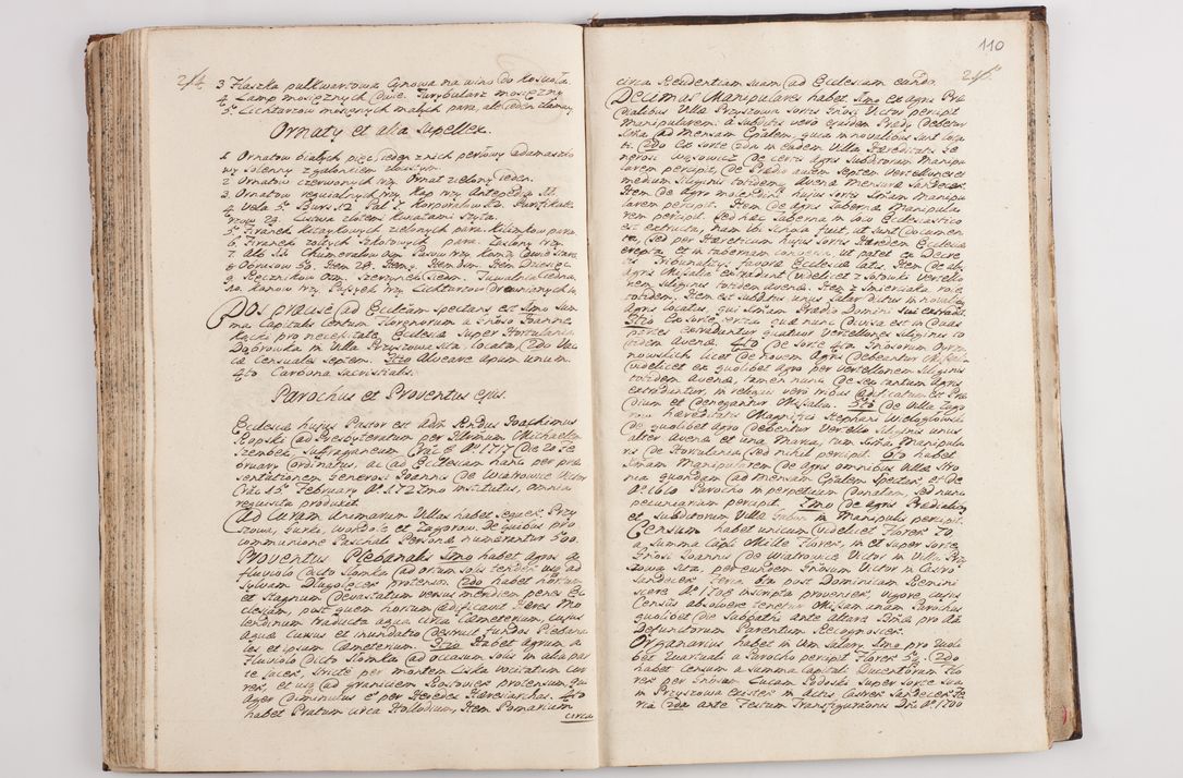 Zdjęcie nr 115 dla obiektu archiwalnego: Visitatio interna et externa officialatus Sandecensis per me Josephum de Zakliczyn Jordan, canonicum cathedralem Cracoviensem, archidiaconum Sandecensem anno 1723 die 12 mensis Decembris incepta, ac tandem anno 1728 die vero 12 mensis Aprilis terminata. Continet decanatus Neoforiensem, Sandecensem, Scepusiensem, Sandecensem (continuatio) Boboviensem. Per Nicolaum Gawrański, notarium apostolicum connotata.