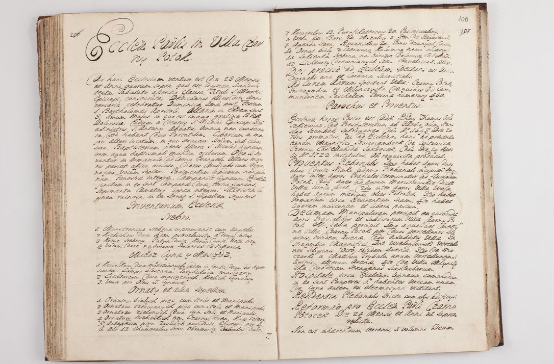 Zdjęcie nr 111 dla obiektu archiwalnego: Visitatio interna et externa officialatus Sandecensis per me Josephum de Zakliczyn Jordan, canonicum cathedralem Cracoviensem, archidiaconum Sandecensem anno 1723 die 12 mensis Decembris incepta, ac tandem anno 1728 die vero 12 mensis Aprilis terminata. Continet decanatus Neoforiensem, Sandecensem, Scepusiensem, Sandecensem (continuatio) Boboviensem. Per Nicolaum Gawrański, notarium apostolicum connotata.