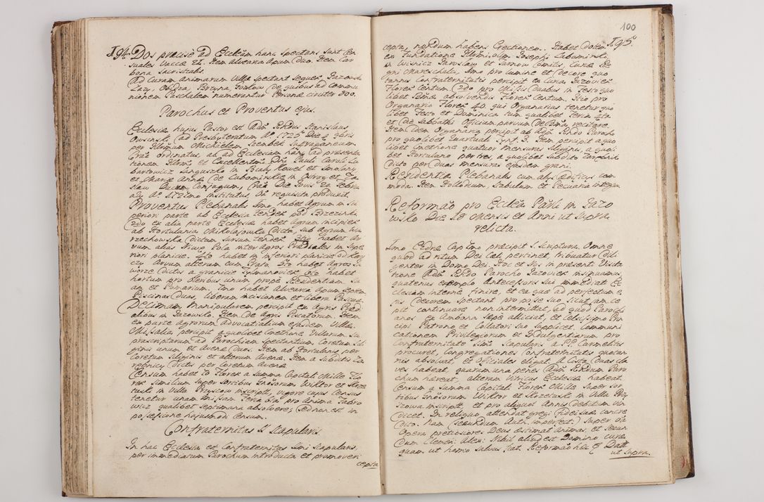 Zdjęcie nr 105 dla obiektu archiwalnego: Visitatio interna et externa officialatus Sandecensis per me Josephum de Zakliczyn Jordan, canonicum cathedralem Cracoviensem, archidiaconum Sandecensem anno 1723 die 12 mensis Decembris incepta, ac tandem anno 1728 die vero 12 mensis Aprilis terminata. Continet decanatus Neoforiensem, Sandecensem, Scepusiensem, Sandecensem (continuatio) Boboviensem. Per Nicolaum Gawrański, notarium apostolicum connotata.