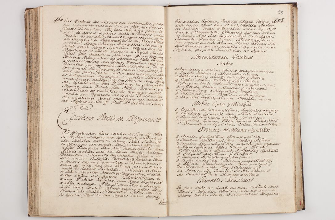 Zdjęcie nr 98 dla obiektu archiwalnego: Visitatio interna et externa officialatus Sandecensis per me Josephum de Zakliczyn Jordan, canonicum cathedralem Cracoviensem, archidiaconum Sandecensem anno 1723 die 12 mensis Decembris incepta, ac tandem anno 1728 die vero 12 mensis Aprilis terminata. Continet decanatus Neoforiensem, Sandecensem, Scepusiensem, Sandecensem (continuatio) Boboviensem. Per Nicolaum Gawrański, notarium apostolicum connotata.