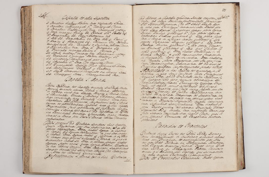 Zdjęcie nr 90 dla obiektu archiwalnego: Visitatio interna et externa officialatus Sandecensis per me Josephum de Zakliczyn Jordan, canonicum cathedralem Cracoviensem, archidiaconum Sandecensem anno 1723 die 12 mensis Decembris incepta, ac tandem anno 1728 die vero 12 mensis Aprilis terminata. Continet decanatus Neoforiensem, Sandecensem, Scepusiensem, Sandecensem (continuatio) Boboviensem. Per Nicolaum Gawrański, notarium apostolicum connotata.
