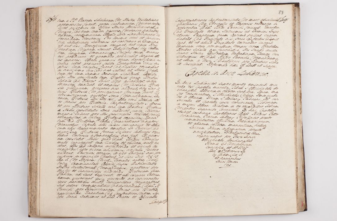 Zdjęcie nr 92 dla obiektu archiwalnego: Visitatio interna et externa officialatus Sandecensis per me Josephum de Zakliczyn Jordan, canonicum cathedralem Cracoviensem, archidiaconum Sandecensem anno 1723 die 12 mensis Decembris incepta, ac tandem anno 1728 die vero 12 mensis Aprilis terminata. Continet decanatus Neoforiensem, Sandecensem, Scepusiensem, Sandecensem (continuatio) Boboviensem. Per Nicolaum Gawrański, notarium apostolicum connotata.