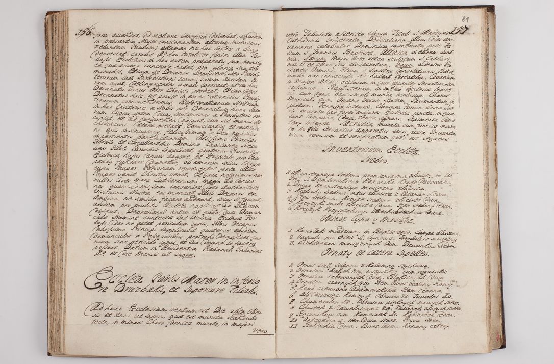Zdjęcie nr 86 dla obiektu archiwalnego: Visitatio interna et externa officialatus Sandecensis per me Josephum de Zakliczyn Jordan, canonicum cathedralem Cracoviensem, archidiaconum Sandecensem anno 1723 die 12 mensis Decembris incepta, ac tandem anno 1728 die vero 12 mensis Aprilis terminata. Continet decanatus Neoforiensem, Sandecensem, Scepusiensem, Sandecensem (continuatio) Boboviensem. Per Nicolaum Gawrański, notarium apostolicum connotata.