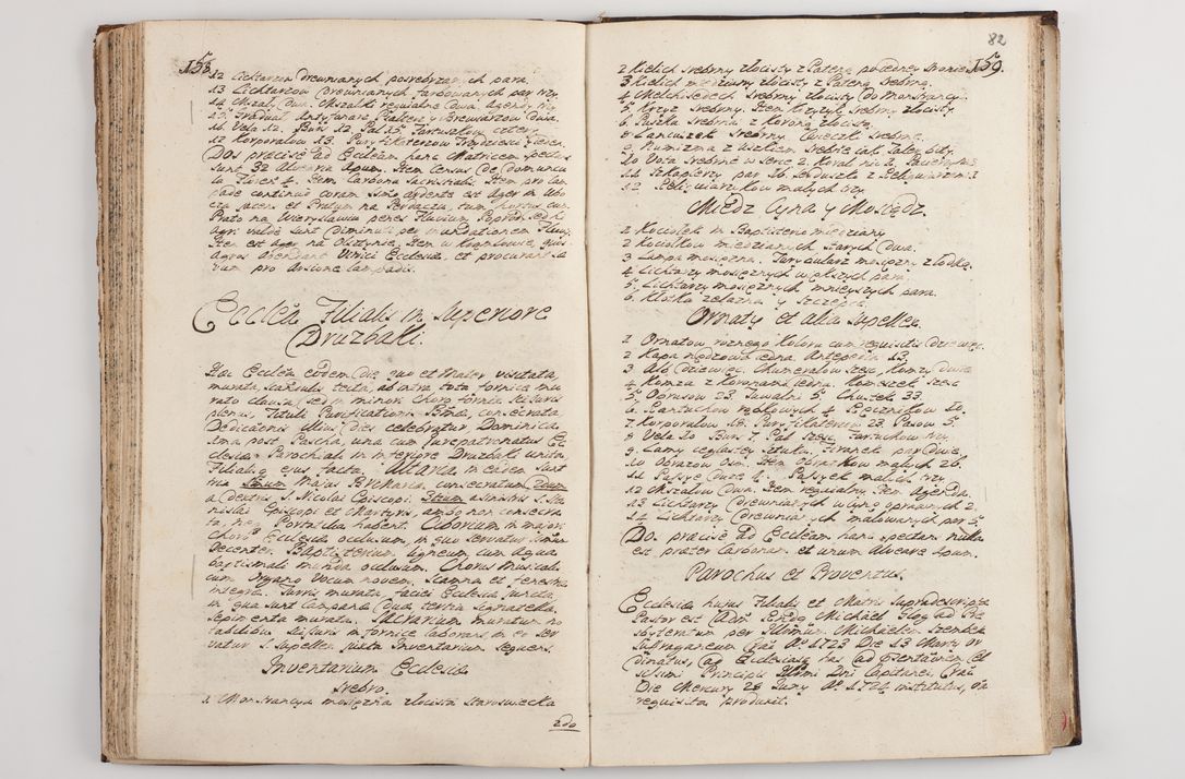 Zdjęcie nr 87 dla obiektu archiwalnego: Visitatio interna et externa officialatus Sandecensis per me Josephum de Zakliczyn Jordan, canonicum cathedralem Cracoviensem, archidiaconum Sandecensem anno 1723 die 12 mensis Decembris incepta, ac tandem anno 1728 die vero 12 mensis Aprilis terminata. Continet decanatus Neoforiensem, Sandecensem, Scepusiensem, Sandecensem (continuatio) Boboviensem. Per Nicolaum Gawrański, notarium apostolicum connotata.