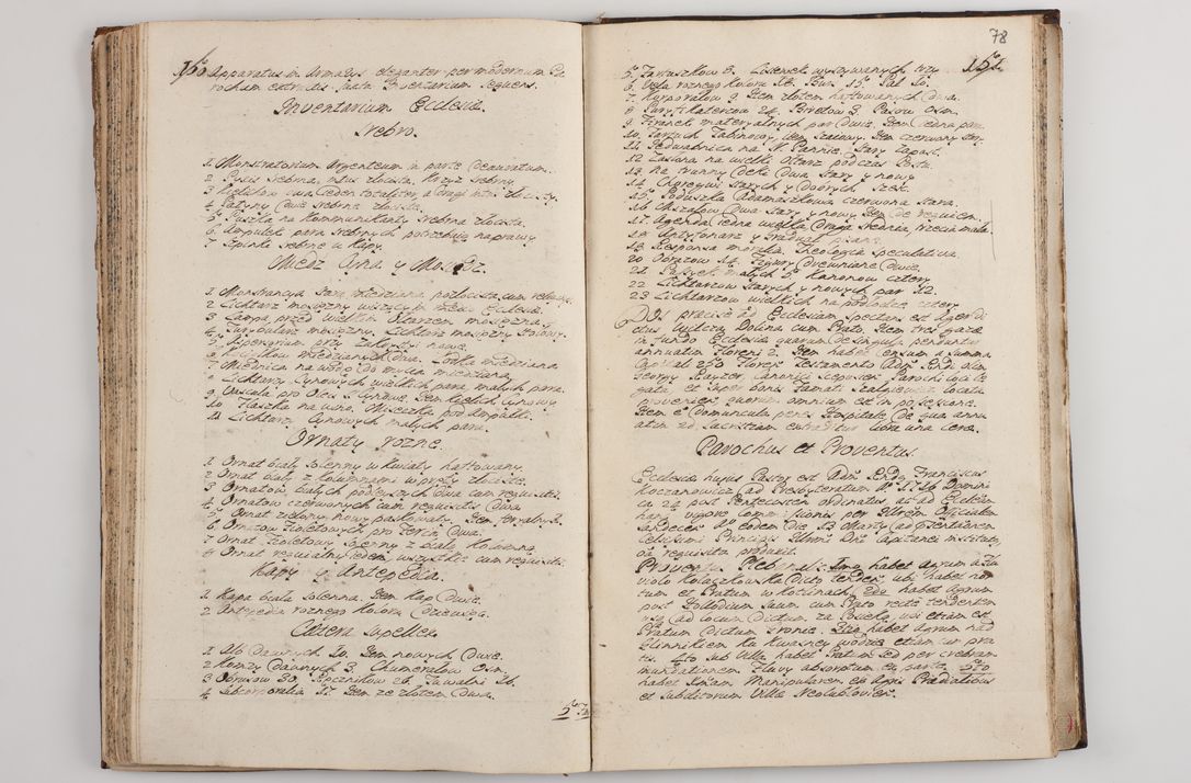 Zdjęcie nr 83 dla obiektu archiwalnego: Visitatio interna et externa officialatus Sandecensis per me Josephum de Zakliczyn Jordan, canonicum cathedralem Cracoviensem, archidiaconum Sandecensem anno 1723 die 12 mensis Decembris incepta, ac tandem anno 1728 die vero 12 mensis Aprilis terminata. Continet decanatus Neoforiensem, Sandecensem, Scepusiensem, Sandecensem (continuatio) Boboviensem. Per Nicolaum Gawrański, notarium apostolicum connotata.