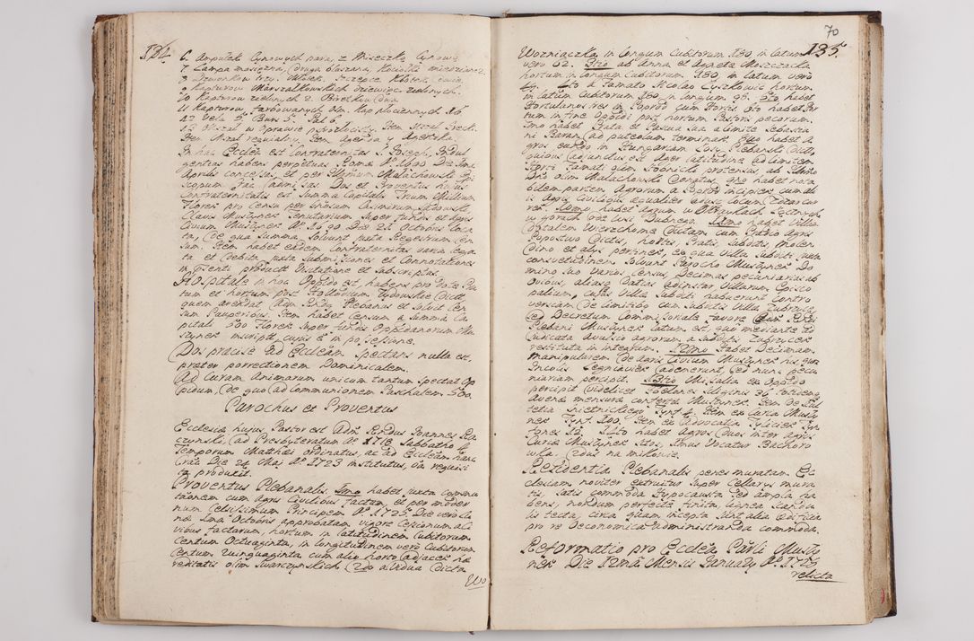 Zdjęcie nr 75 dla obiektu archiwalnego: Visitatio interna et externa officialatus Sandecensis per me Josephum de Zakliczyn Jordan, canonicum cathedralem Cracoviensem, archidiaconum Sandecensem anno 1723 die 12 mensis Decembris incepta, ac tandem anno 1728 die vero 12 mensis Aprilis terminata. Continet decanatus Neoforiensem, Sandecensem, Scepusiensem, Sandecensem (continuatio) Boboviensem. Per Nicolaum Gawrański, notarium apostolicum connotata.