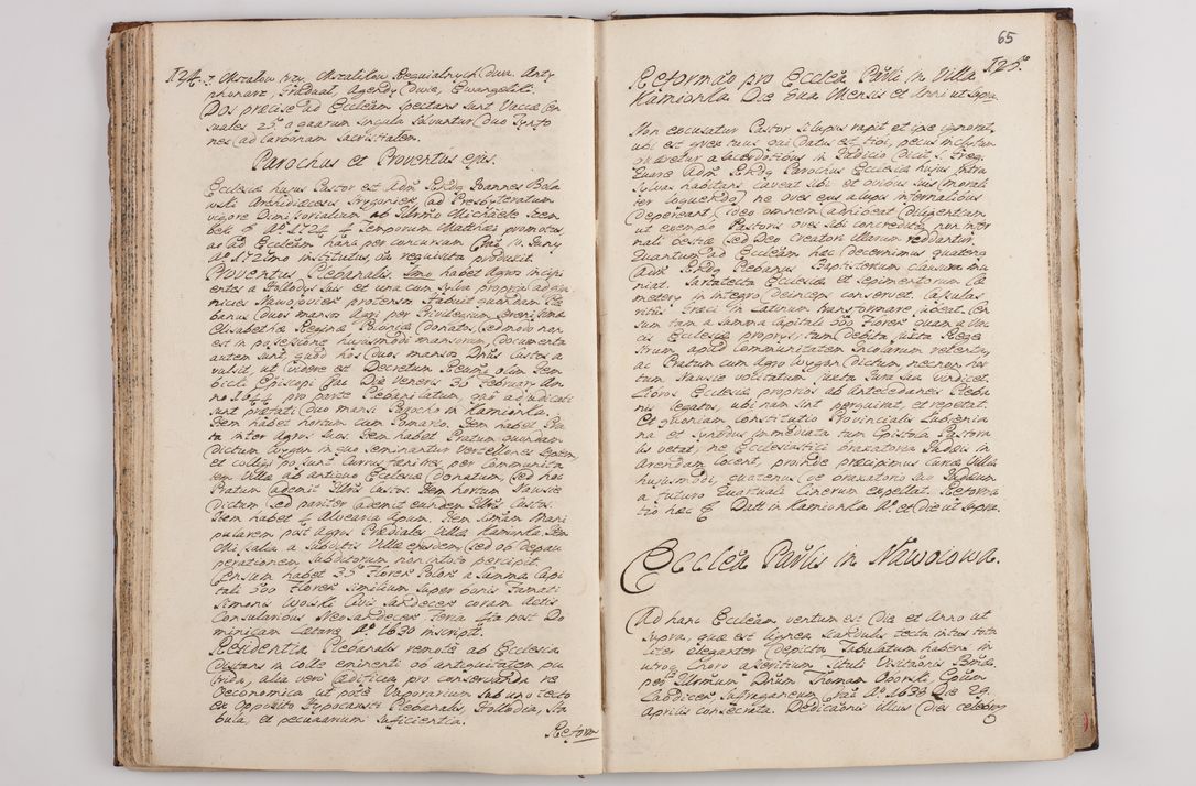 Zdjęcie nr 70 dla obiektu archiwalnego: Visitatio interna et externa officialatus Sandecensis per me Josephum de Zakliczyn Jordan, canonicum cathedralem Cracoviensem, archidiaconum Sandecensem anno 1723 die 12 mensis Decembris incepta, ac tandem anno 1728 die vero 12 mensis Aprilis terminata. Continet decanatus Neoforiensem, Sandecensem, Scepusiensem, Sandecensem (continuatio) Boboviensem. Per Nicolaum Gawrański, notarium apostolicum connotata.