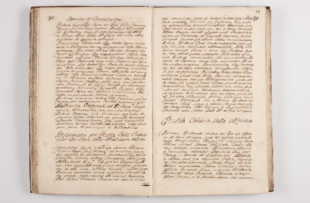 Zdjęcie nr 52 dla obiektu archiwalnego: Visitatio interna et externa officialatus Sandecensis per me Josephum de Zakliczyn Jordan, canonicum cathedralem Cracoviensem, archidiaconum Sandecensem anno 1723 die 12 mensis Decembris incepta, ac tandem anno 1728 die vero 12 mensis Aprilis terminata. Continet decanatus Neoforiensem, Sandecensem, Scepusiensem, Sandecensem (continuatio) Boboviensem. Per Nicolaum Gawrański, notarium apostolicum connotata.