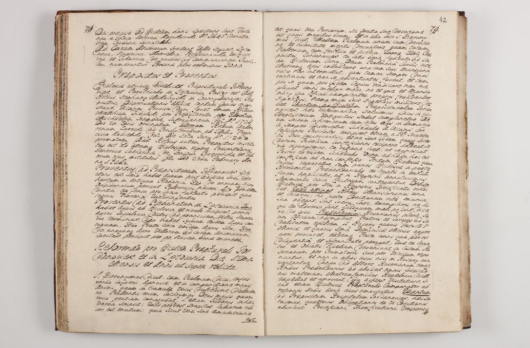 Zdjęcie nr 46 dla obiektu archiwalnego: Visitatio interna et externa officialatus Sandecensis per me Josephum de Zakliczyn Jordan, canonicum cathedralem Cracoviensem, archidiaconum Sandecensem anno 1723 die 12 mensis Decembris incepta, ac tandem anno 1728 die vero 12 mensis Aprilis terminata. Continet decanatus Neoforiensem, Sandecensem, Scepusiensem, Sandecensem (continuatio) Boboviensem. Per Nicolaum Gawrański, notarium apostolicum connotata.
