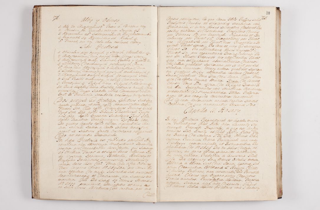 Zdjęcie nr 43 dla obiektu archiwalnego: Visitatio interna et externa officialatus Sandecensis per me Josephum de Zakliczyn Jordan, canonicum cathedralem Cracoviensem, archidiaconum Sandecensem anno 1723 die 12 mensis Decembris incepta, ac tandem anno 1728 die vero 12 mensis Aprilis terminata. Continet decanatus Neoforiensem, Sandecensem, Scepusiensem, Sandecensem (continuatio) Boboviensem. Per Nicolaum Gawrański, notarium apostolicum connotata.