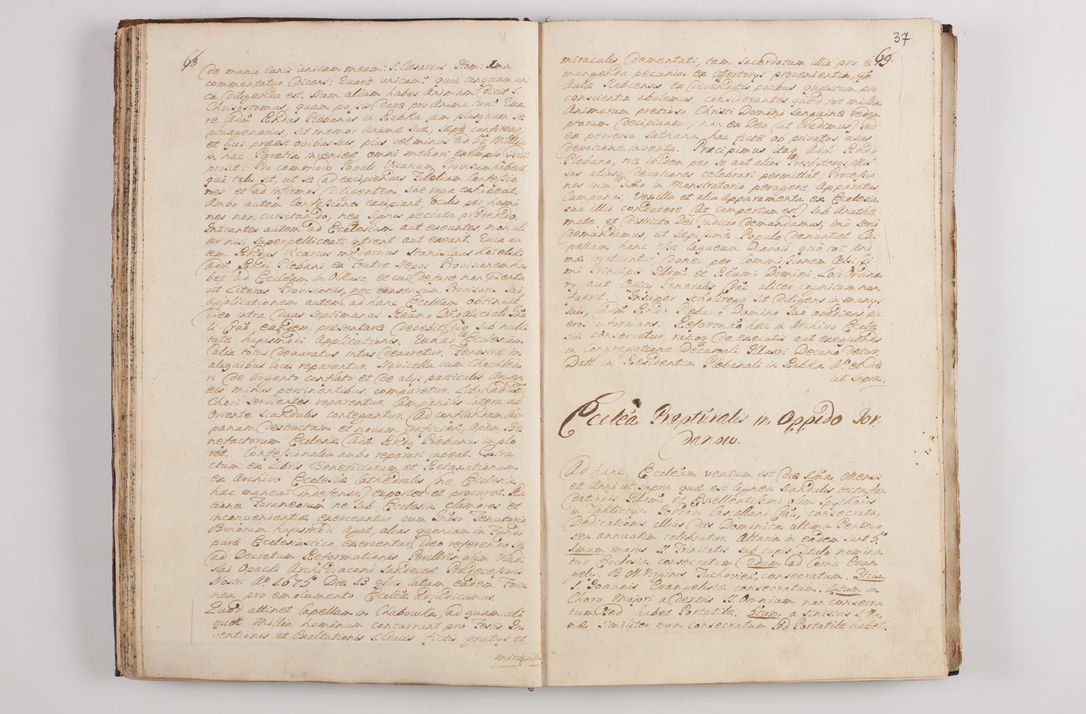 Zdjęcie nr 41 dla obiektu archiwalnego: Visitatio interna et externa officialatus Sandecensis per me Josephum de Zakliczyn Jordan, canonicum cathedralem Cracoviensem, archidiaconum Sandecensem anno 1723 die 12 mensis Decembris incepta, ac tandem anno 1728 die vero 12 mensis Aprilis terminata. Continet decanatus Neoforiensem, Sandecensem, Scepusiensem, Sandecensem (continuatio) Boboviensem. Per Nicolaum Gawrański, notarium apostolicum connotata.