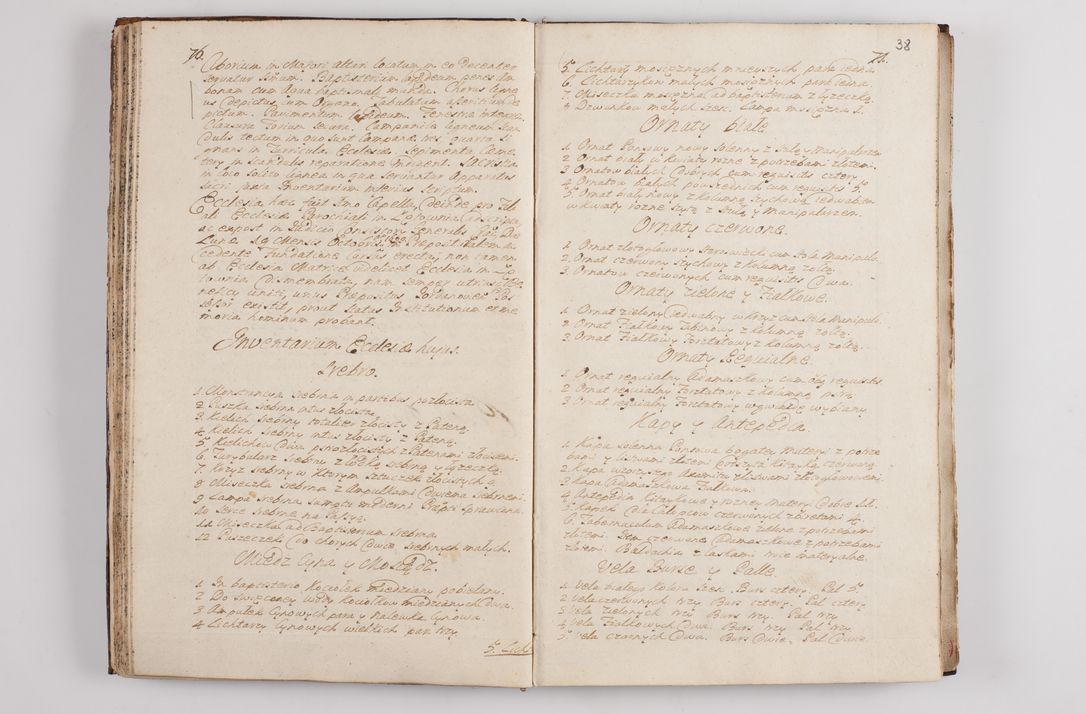 Zdjęcie nr 42 dla obiektu archiwalnego: Visitatio interna et externa officialatus Sandecensis per me Josephum de Zakliczyn Jordan, canonicum cathedralem Cracoviensem, archidiaconum Sandecensem anno 1723 die 12 mensis Decembris incepta, ac tandem anno 1728 die vero 12 mensis Aprilis terminata. Continet decanatus Neoforiensem, Sandecensem, Scepusiensem, Sandecensem (continuatio) Boboviensem. Per Nicolaum Gawrański, notarium apostolicum connotata.