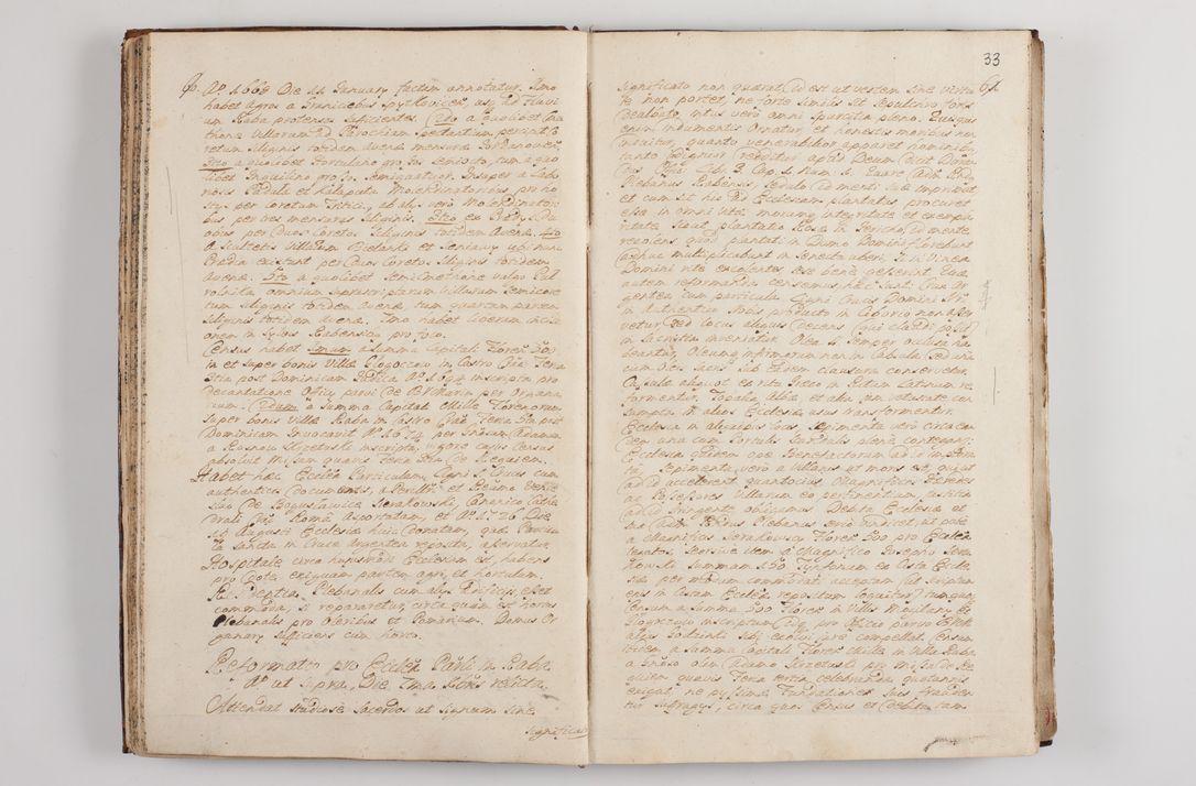 Zdjęcie nr 37 dla obiektu archiwalnego: Visitatio interna et externa officialatus Sandecensis per me Josephum de Zakliczyn Jordan, canonicum cathedralem Cracoviensem, archidiaconum Sandecensem anno 1723 die 12 mensis Decembris incepta, ac tandem anno 1728 die vero 12 mensis Aprilis terminata. Continet decanatus Neoforiensem, Sandecensem, Scepusiensem, Sandecensem (continuatio) Boboviensem. Per Nicolaum Gawrański, notarium apostolicum connotata.